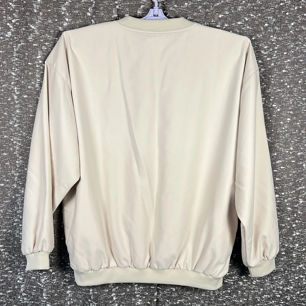Daniel Gray Golf Cream Pullover Windbreaker Long Sleeve‎